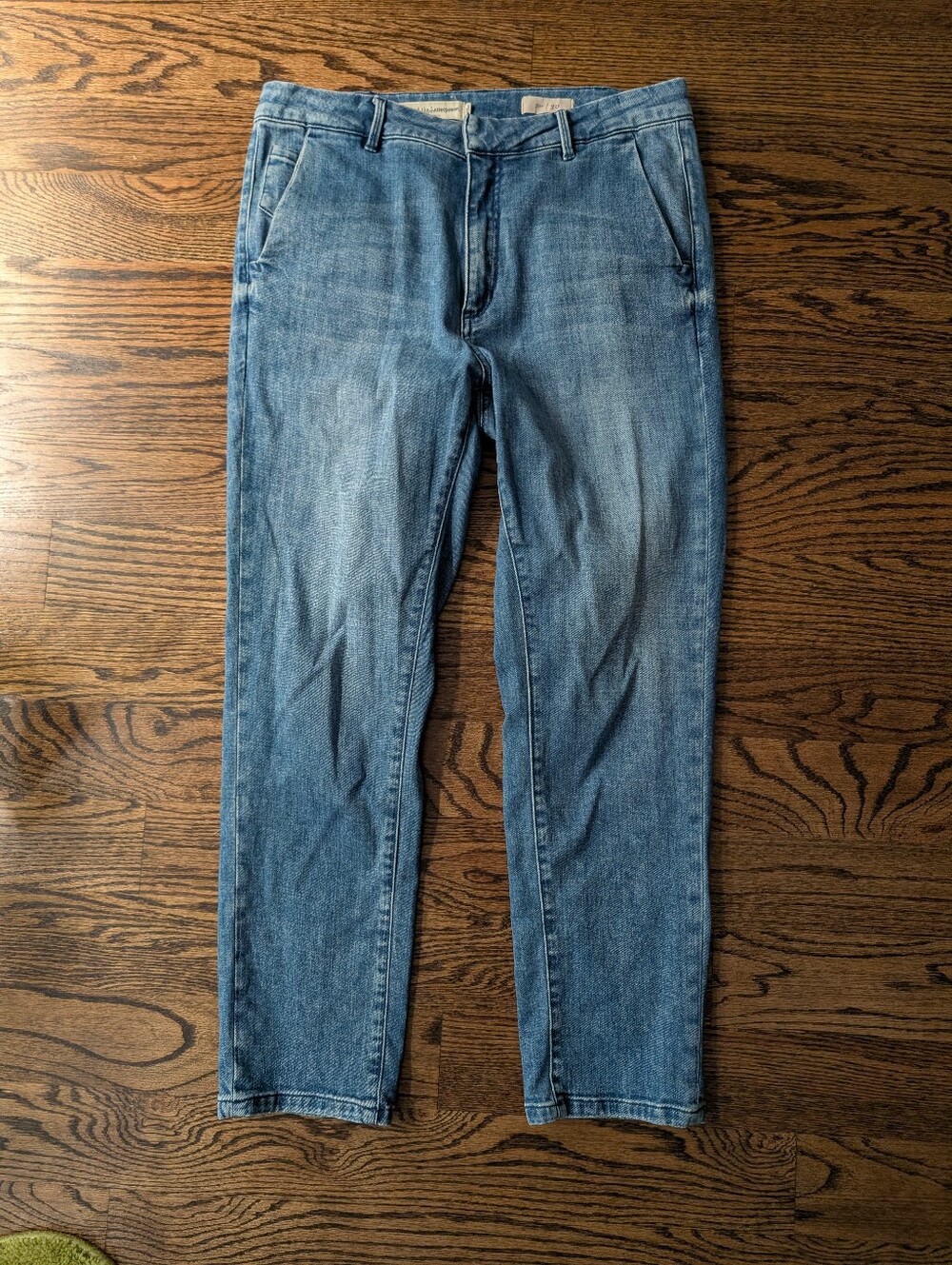 Pilcro and the Letterpress Slim Ankle Blue Jeans